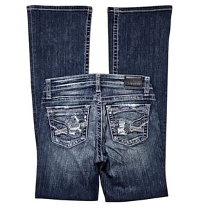 BKE Denim Stella Bootcut Jeans. (Blue) Women's Size: Waist 25Rx31 1/2 Inseam.